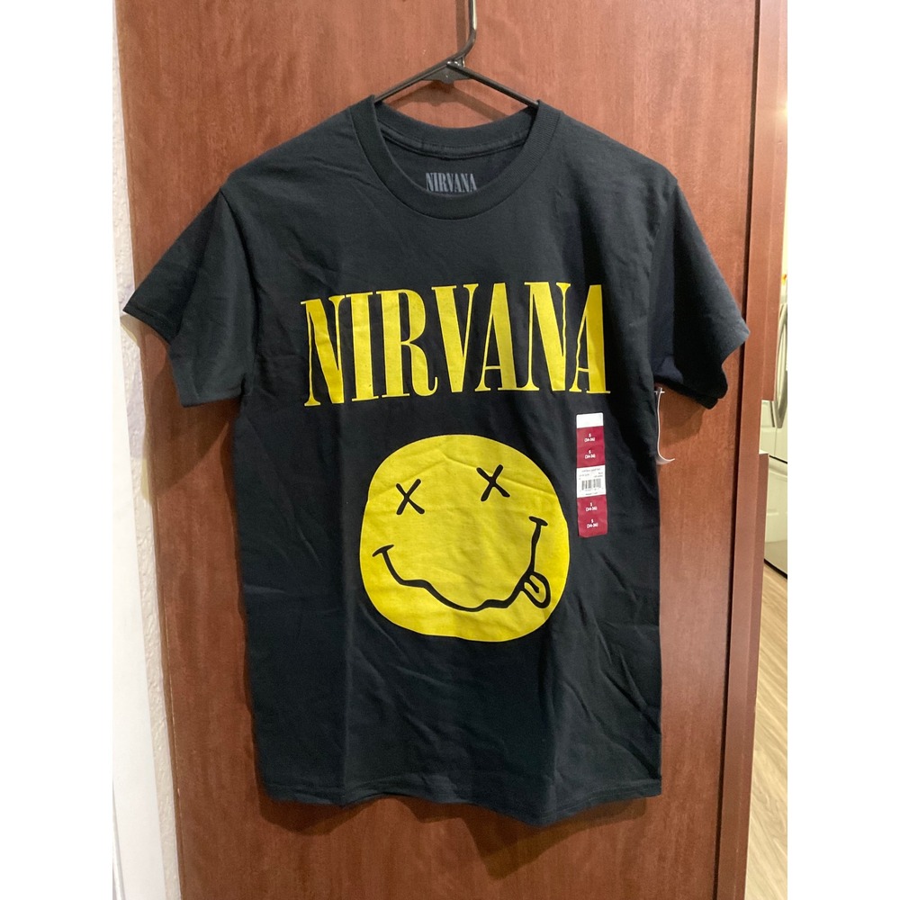 Nirvana Smiley Men's Graphic Tee size S (C-054)